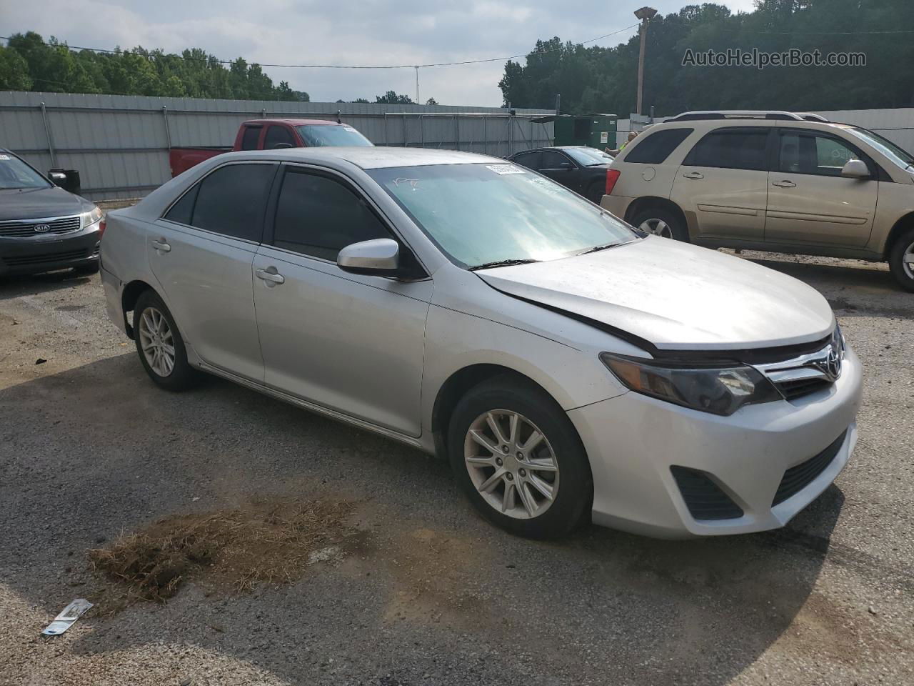 2012 Toyota Camry Base Silver vin: 4T1BF1FK8CU124063