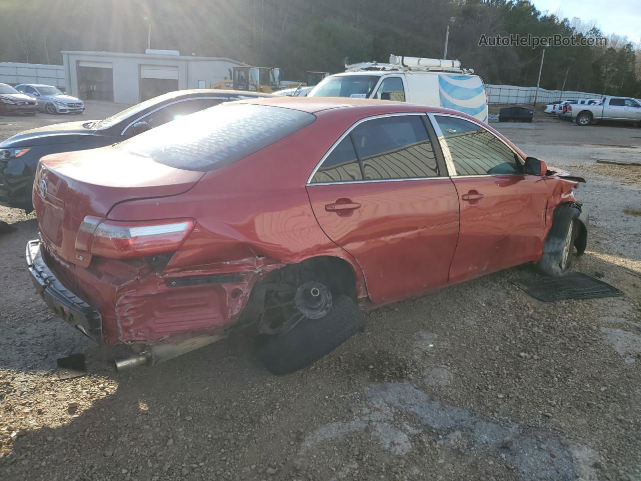 2012 Toyota Camry Base Red vin: 4T1BF1FK8CU135032