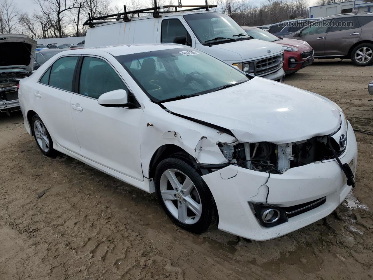 2012 Toyota Camry Base White vin: 4T1BF1FK8CU139663