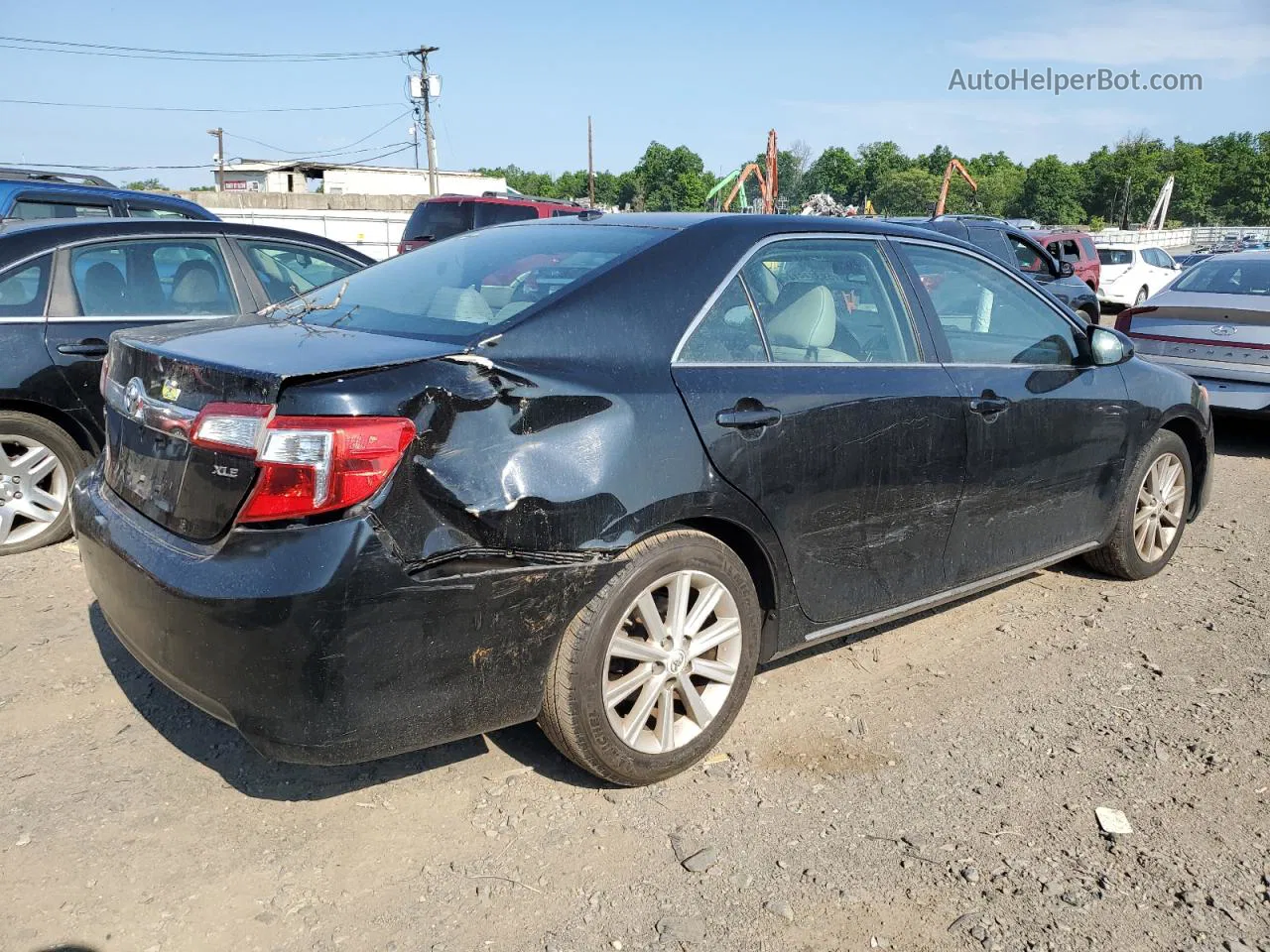 2012 Toyota Camry Base Black vin: 4T1BF1FK8CU144961