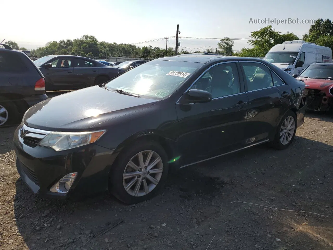 2012 Toyota Camry Base Black vin: 4T1BF1FK8CU144961