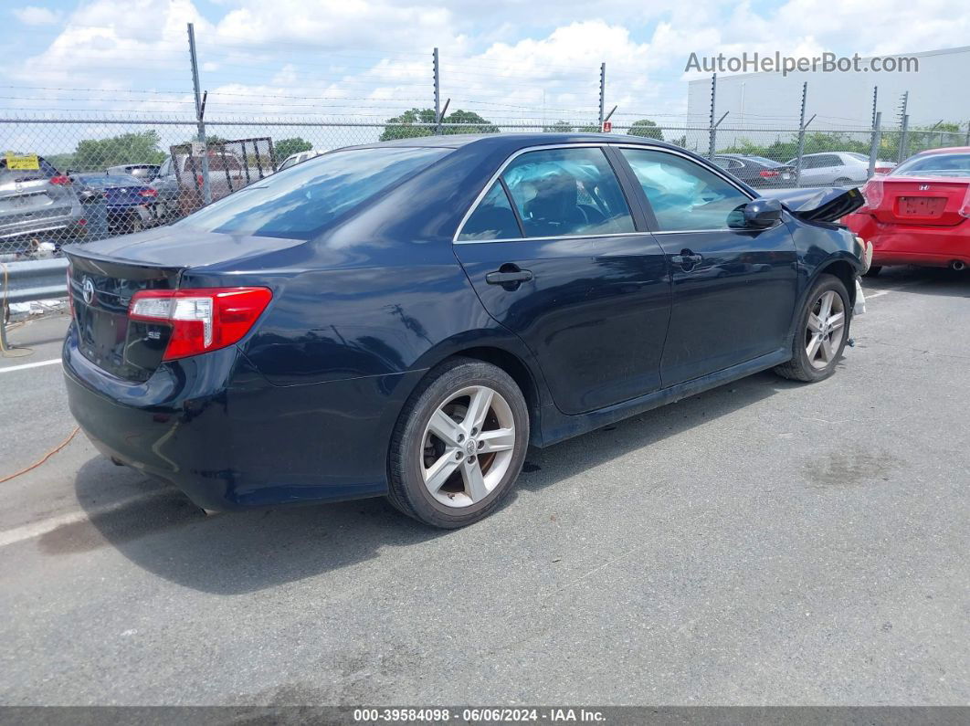 2012 Toyota Camry Se Black vin: 4T1BF1FK8CU157273