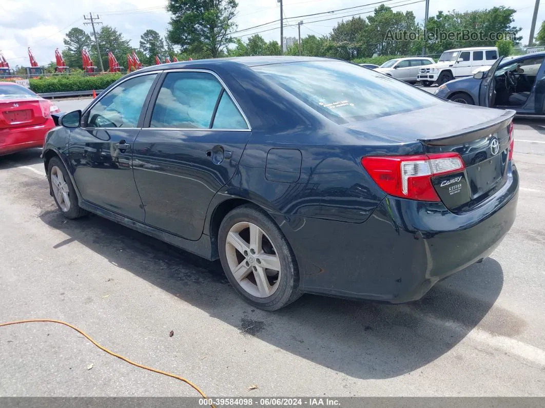 2012 Toyota Camry Se Black vin: 4T1BF1FK8CU157273