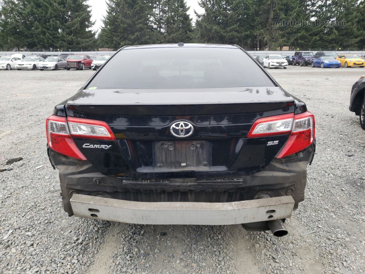 2012 Toyota Camry Base Black vin: 4T1BF1FK8CU168516