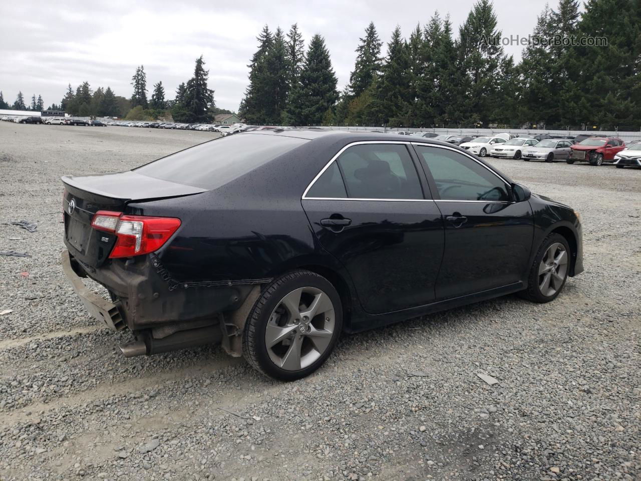 2012 Toyota Camry Base Черный vin: 4T1BF1FK8CU168516