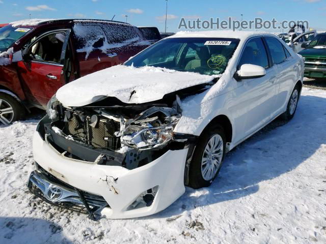 2012 Toyota Camry Base White vin: 4T1BF1FK8CU513995