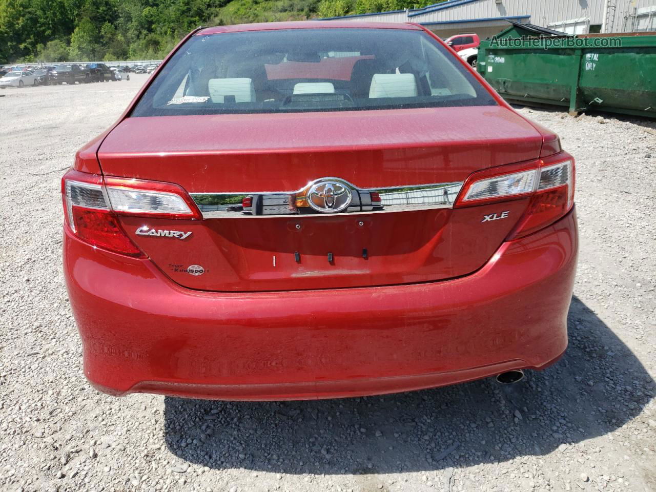 2012 Toyota Camry Base Red vin: 4T1BF1FK8CU525631