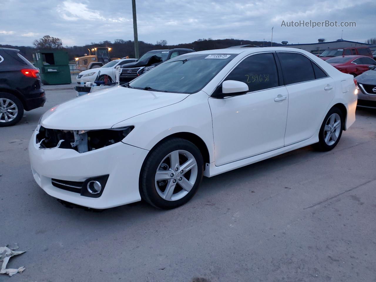 2012 Toyota Camry Base White vin: 4T1BF1FK8CU530344