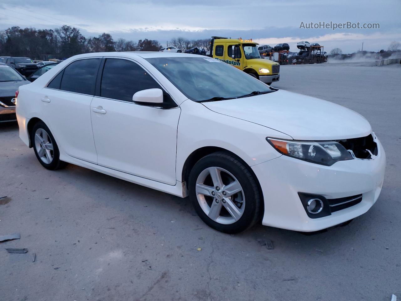 2012 Toyota Camry Base White vin: 4T1BF1FK8CU530344