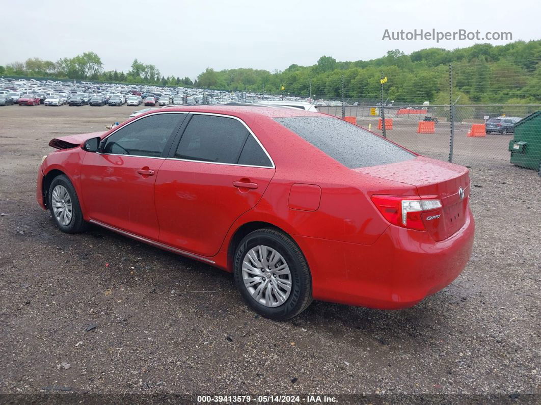 2012 Toyota Camry Le Красный vin: 4T1BF1FK8CU544311