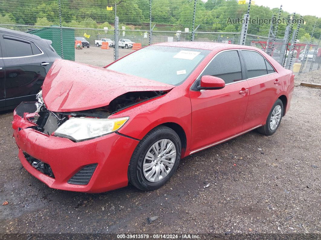 2012 Toyota Camry Le Красный vin: 4T1BF1FK8CU544311