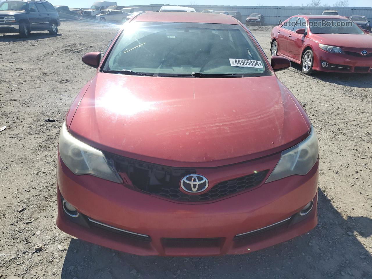 2012 Toyota Camry Base Red vin: 4T1BF1FK8CU561903