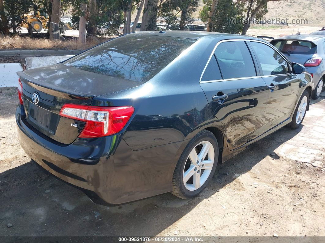 2012 Toyota Camry Se Black vin: 4T1BF1FK8CU569872