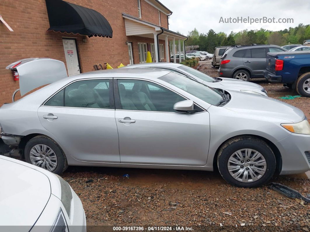 2012 Toyota Camry L Silver vin: 4T1BF1FK8CU604698