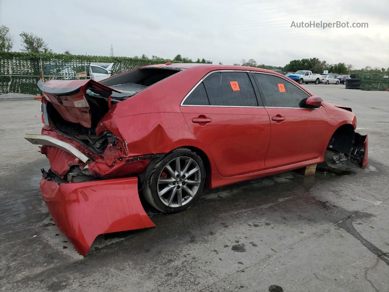 2012 Toyota Camry Base Red vin: 4T1BF1FK8CU625065