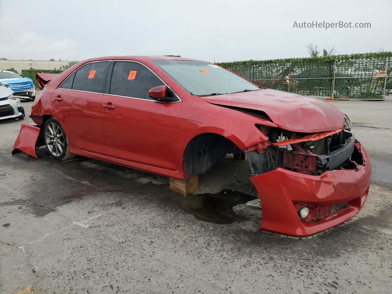 2012 Toyota Camry Base Red vin: 4T1BF1FK8CU625065