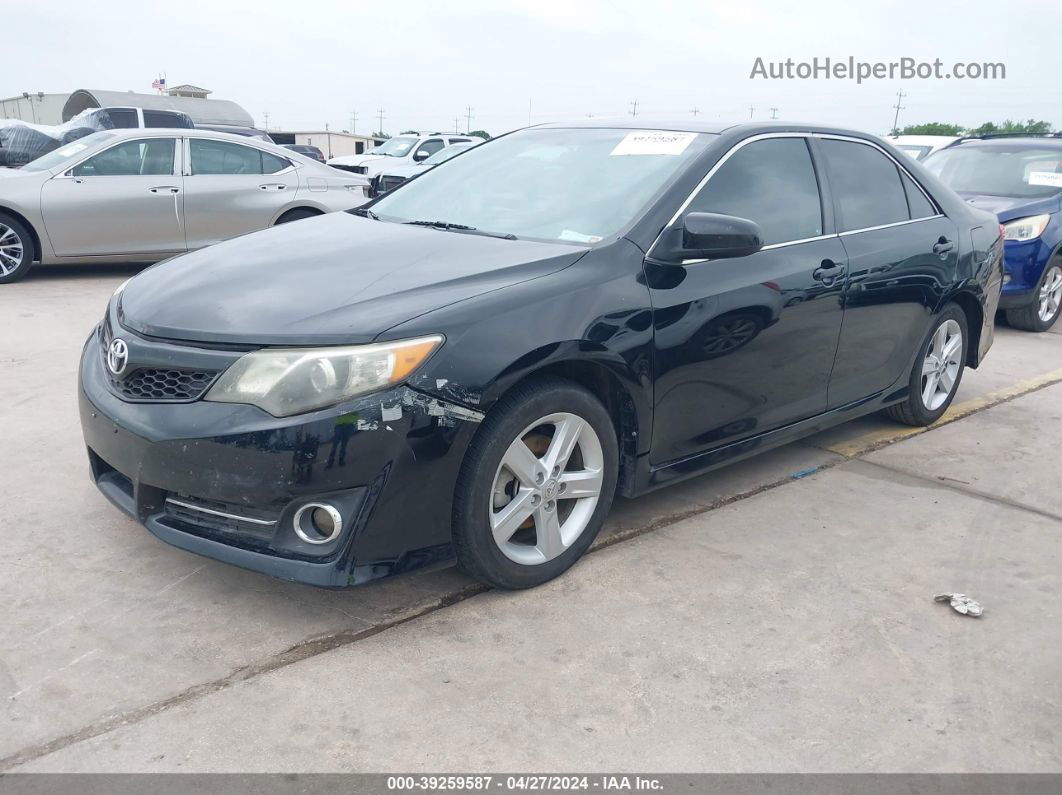 2013 Toyota Camry Se Black vin: 4T1BF1FK8DU230336