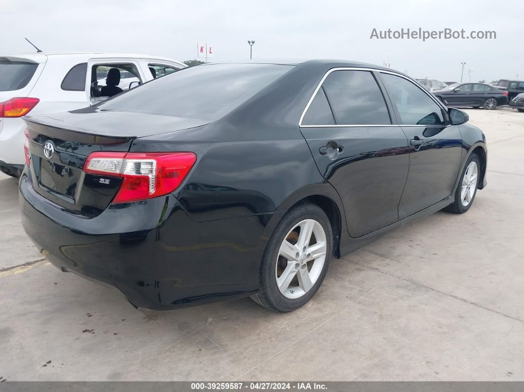 2013 Toyota Camry Se Black vin: 4T1BF1FK8DU230336