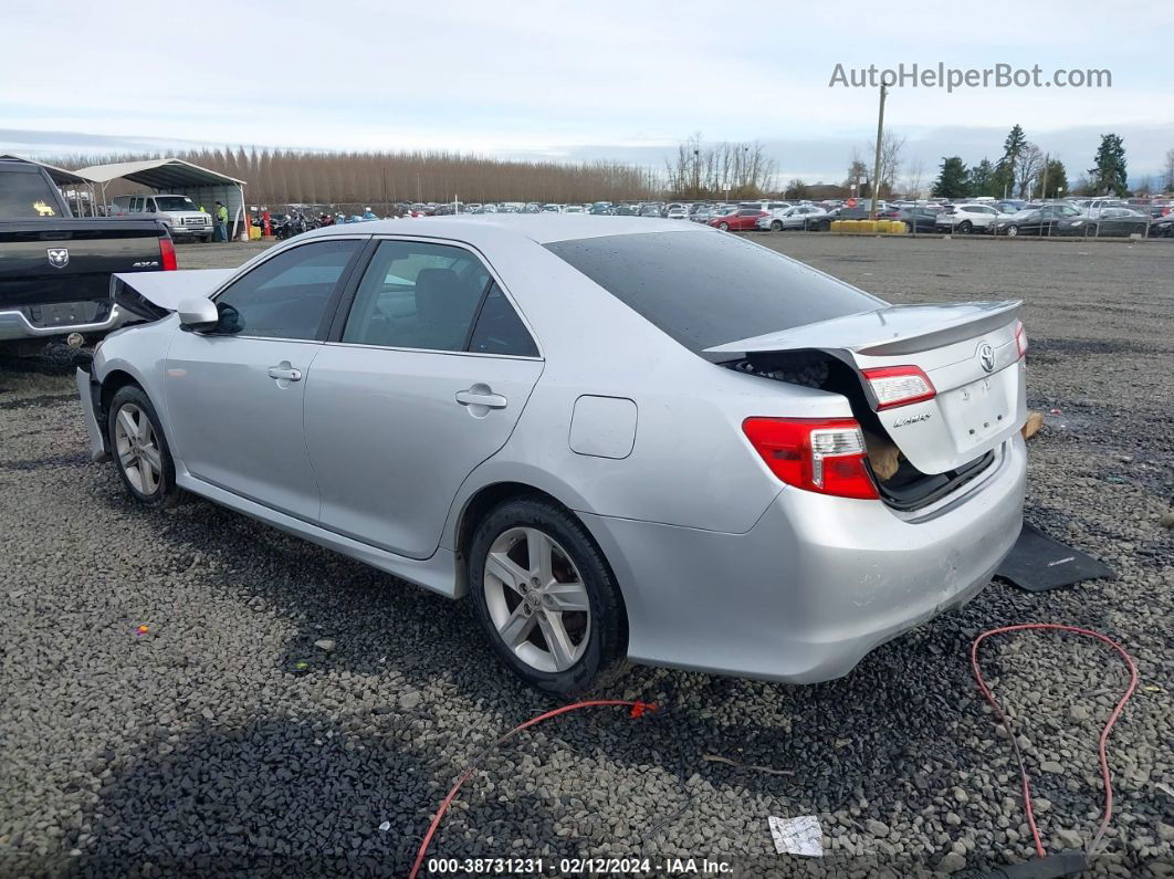 2013 Toyota Camry Se Silver vin: 4T1BF1FK8DU277446