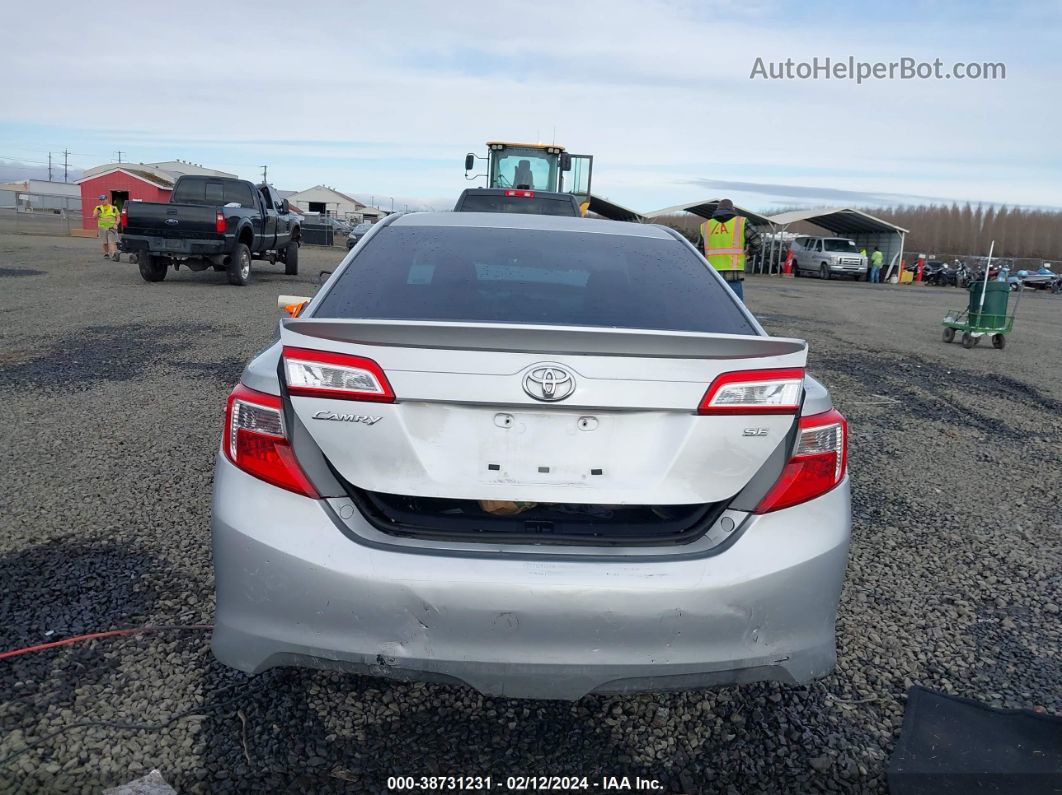 2013 Toyota Camry Se Silver vin: 4T1BF1FK8DU277446