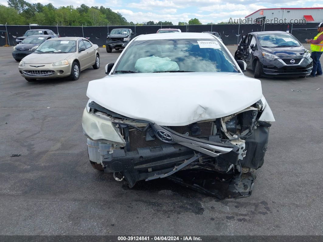 2013 Toyota Camry Le White vin: 4T1BF1FK8DU648797