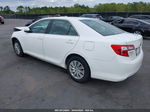 2013 Toyota Camry Le White vin: 4T1BF1FK8DU648797