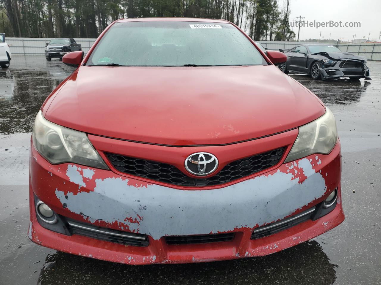 2013 Toyota Camry L Red vin: 4T1BF1FK8DU717214