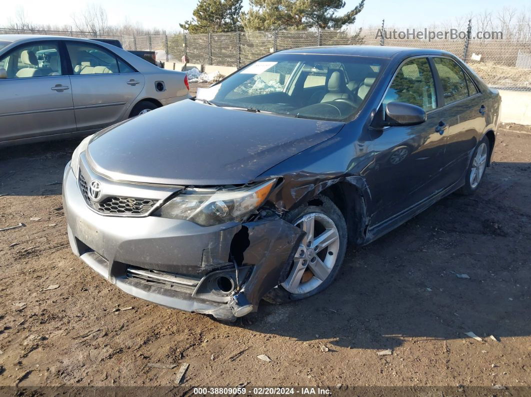 2014 Toyota Camry Se Серый vin: 4T1BF1FK8EU396647