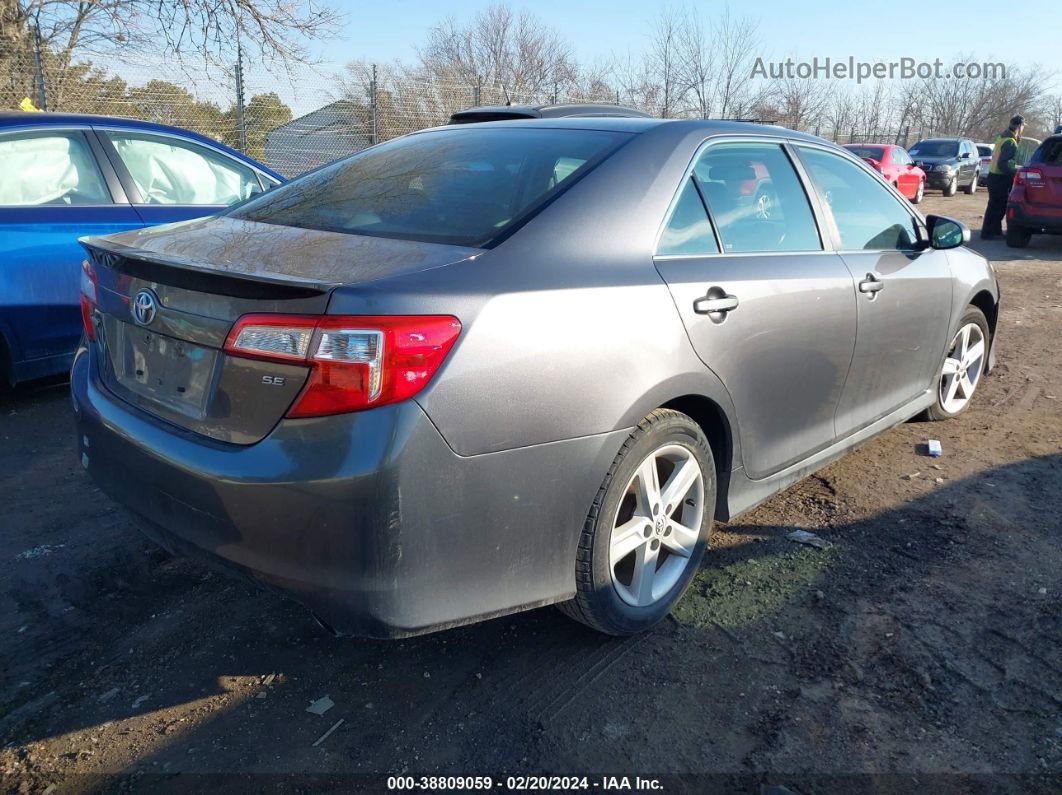 2014 Toyota Camry Se Серый vin: 4T1BF1FK8EU396647