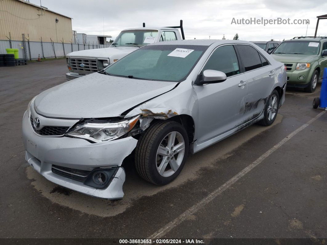 2014 Toyota Camry Se Silver vin: 4T1BF1FK8EU397541