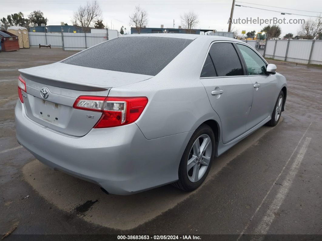 2014 Toyota Camry Se Silver vin: 4T1BF1FK8EU397541