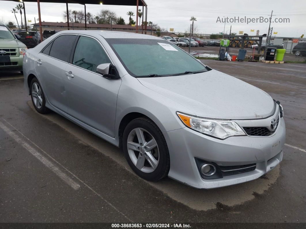 2014 Toyota Camry Se Silver vin: 4T1BF1FK8EU397541