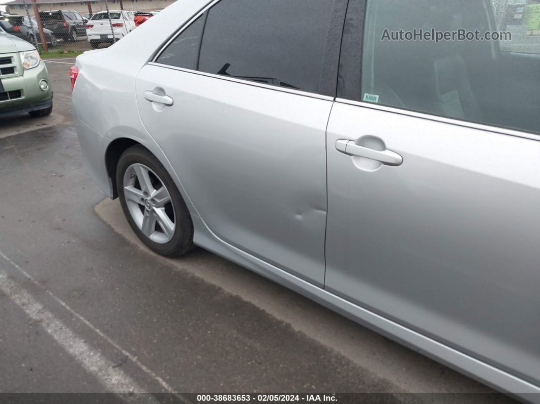 2014 Toyota Camry Se Silver vin: 4T1BF1FK8EU397541