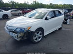 2014 Toyota Camry Se White vin: 4T1BF1FK8EU416671