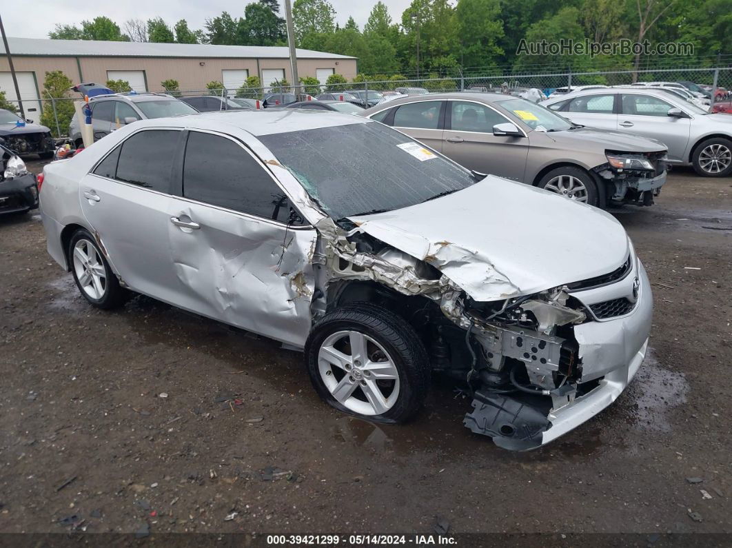 2014 Toyota Camry Se Silver vin: 4T1BF1FK8EU437987