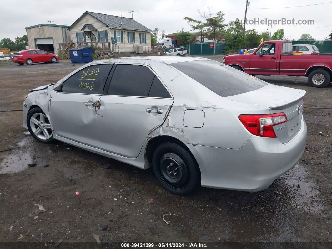 2014 Toyota Camry Se Silver vin: 4T1BF1FK8EU437987