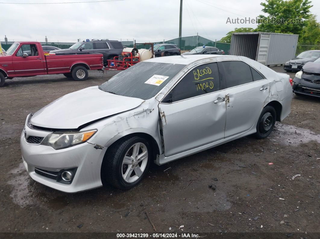 2014 Toyota Camry Se Silver vin: 4T1BF1FK8EU437987