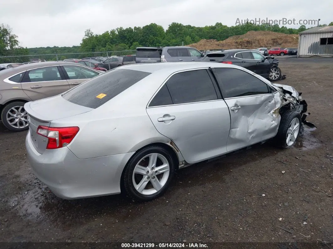 2014 Toyota Camry Se Silver vin: 4T1BF1FK8EU437987