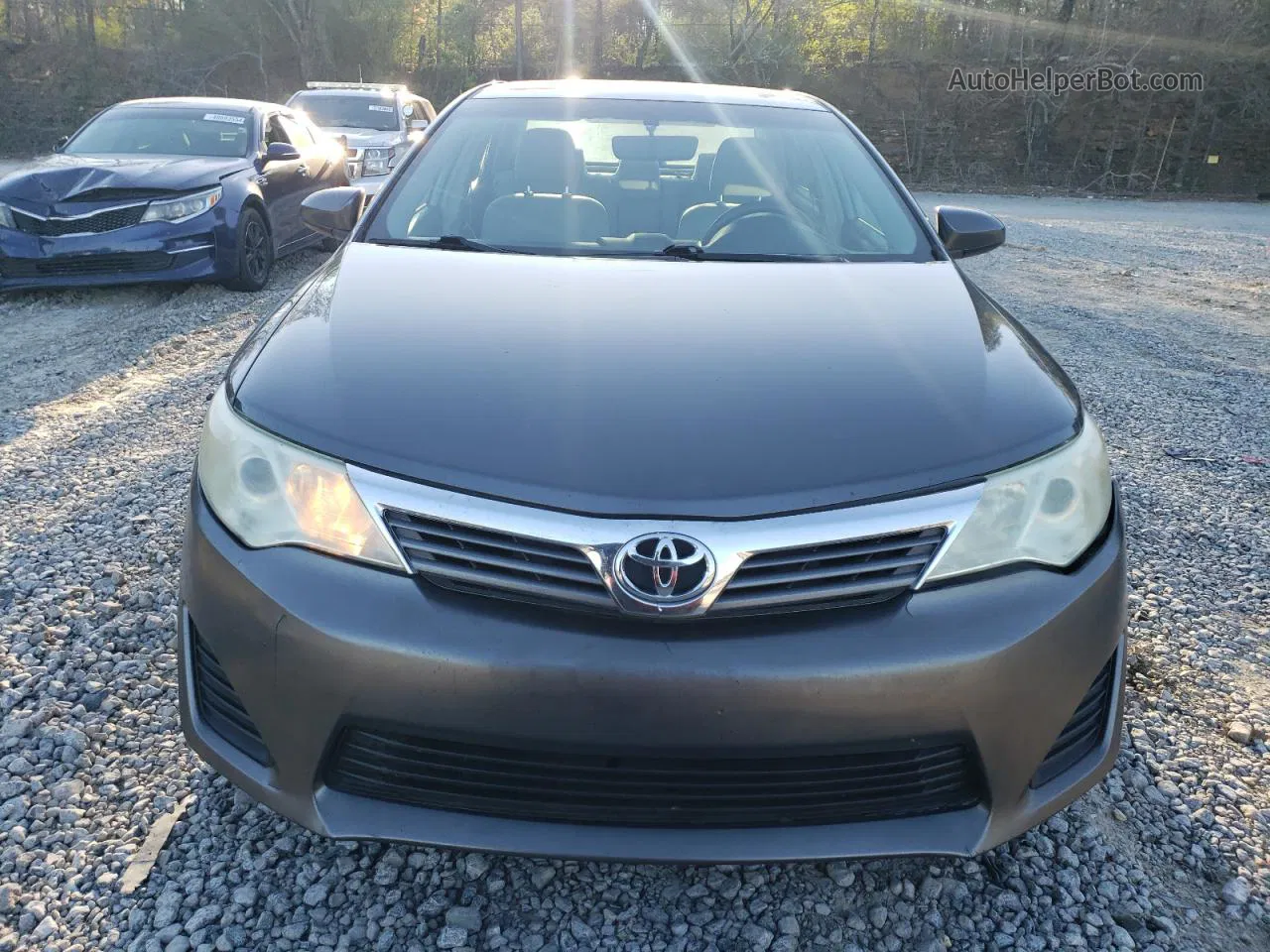 2014 Toyota Camry L Gray vin: 4T1BF1FK8EU872301