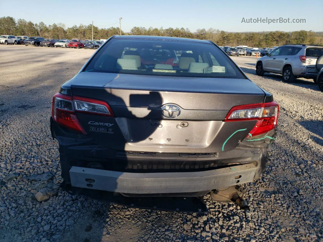 2014 Toyota Camry L Gray vin: 4T1BF1FK8EU872301