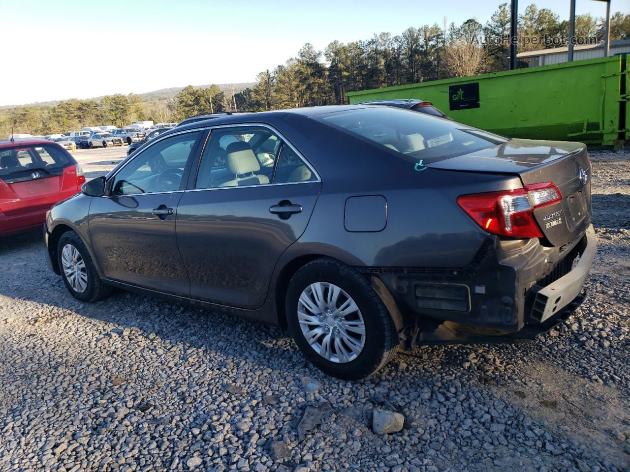 2014 Toyota Camry L Gray vin: 4T1BF1FK8EU872301