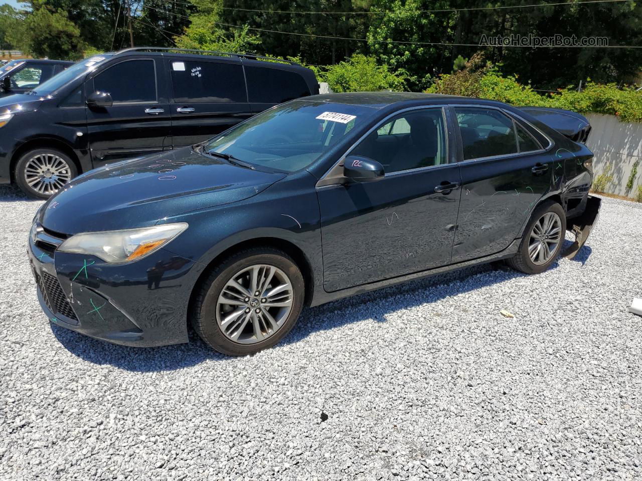 2016 Toyota Camry Le Blue vin: 4T1BF1FK8GU125669