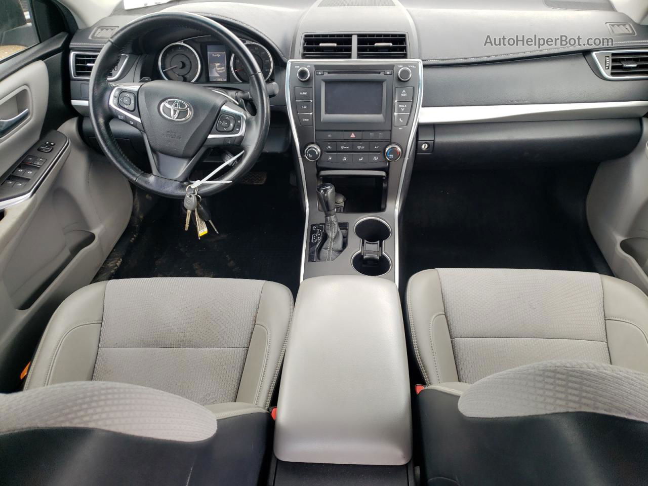 2016 Toyota Camry Le Серый vin: 4T1BF1FK8GU126837