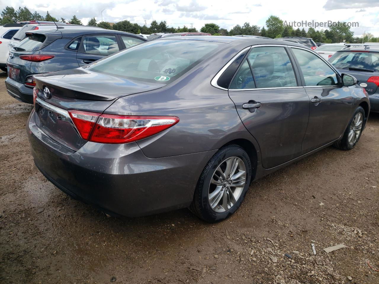 2016 Toyota Camry Le Gray vin: 4T1BF1FK8GU126837