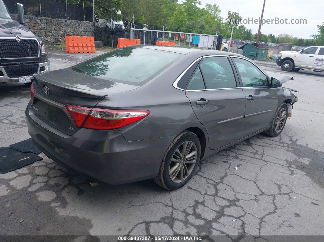 2016 Toyota Camry Se Серый vin: 4T1BF1FK8GU152547