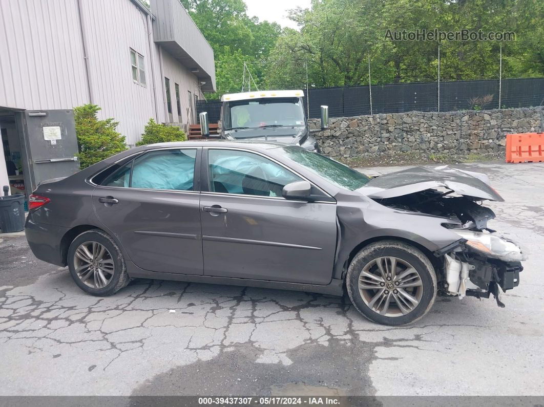 2016 Toyota Camry Se Серый vin: 4T1BF1FK8GU152547