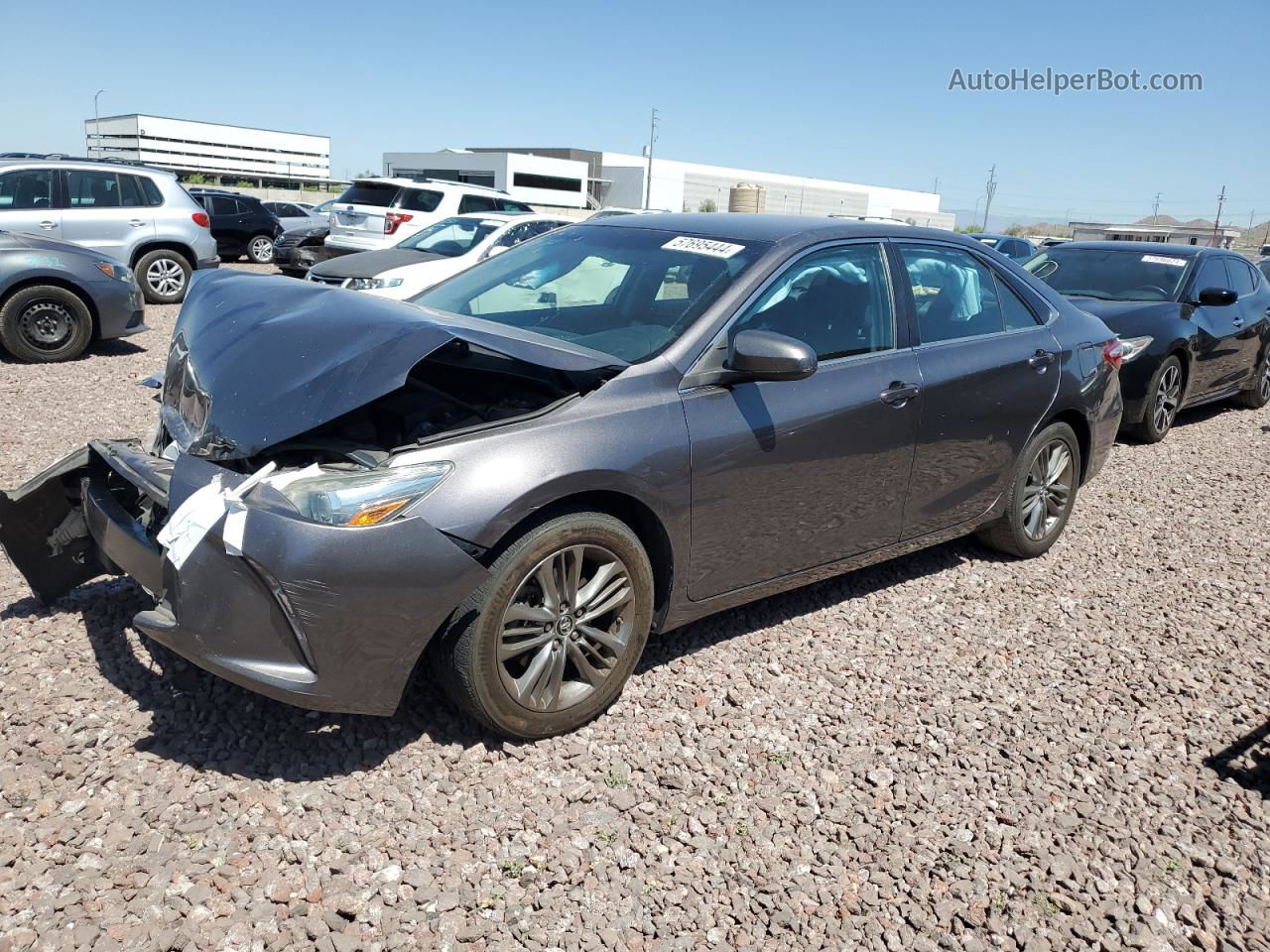 2016 Toyota Camry Le Silver vin: 4T1BF1FK8GU160695