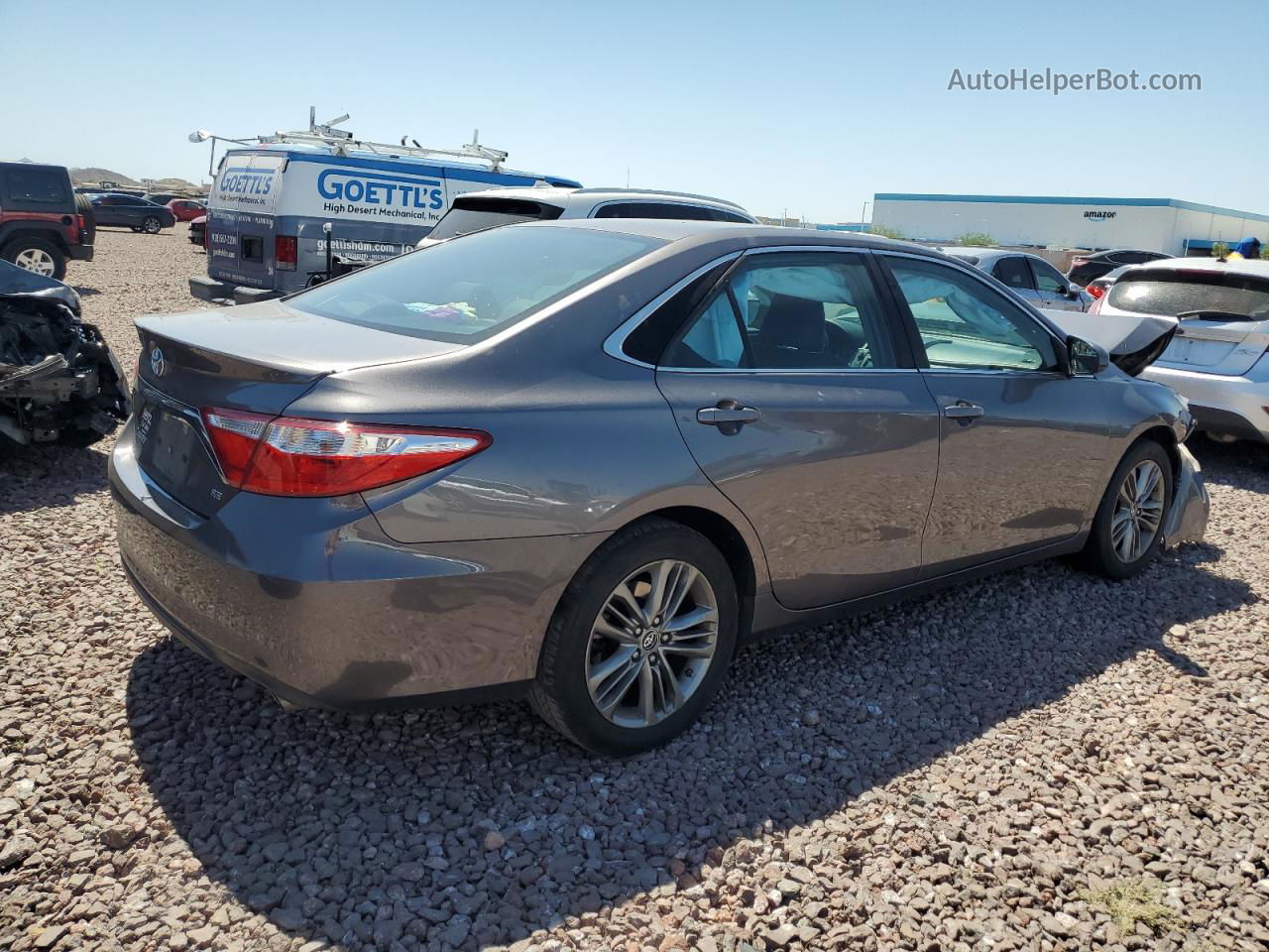 2016 Toyota Camry Le Silver vin: 4T1BF1FK8GU160695