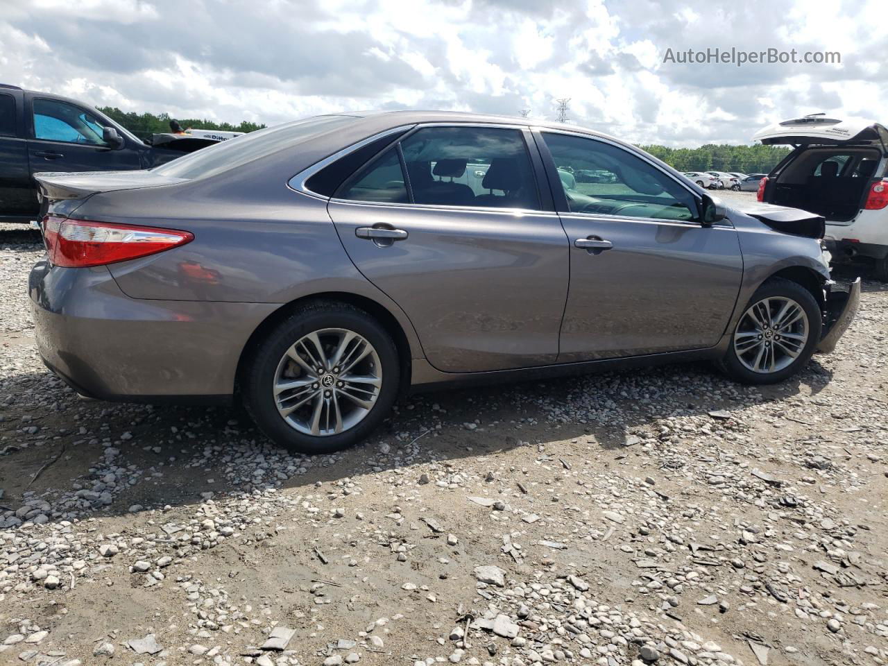 2016 Toyota Camry Le Gray vin: 4T1BF1FK8GU170191