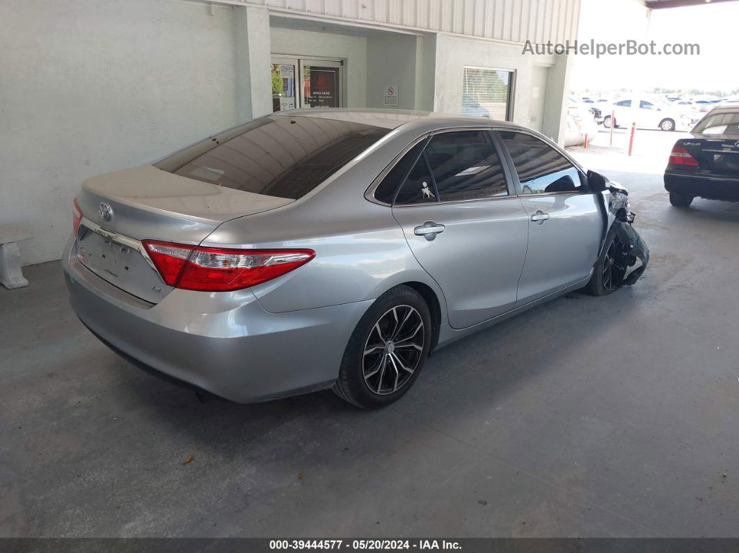 2016 Toyota Camry Le Silver vin: 4T1BF1FK8GU177111